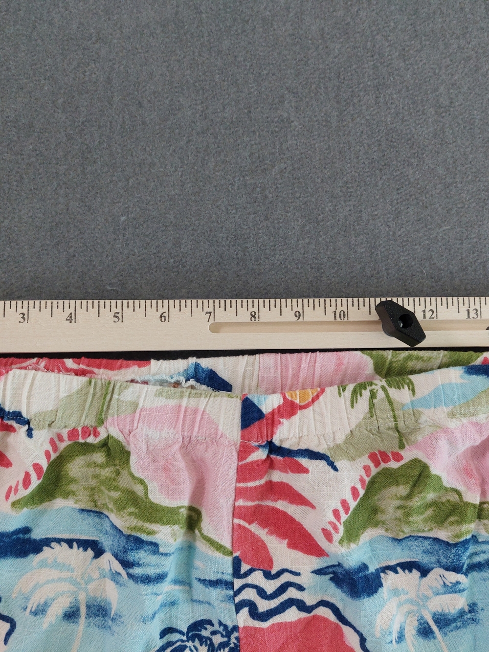 Paper Heart Tropical Linen Blend Beach Shorts Sz L - Picture 4 of 9